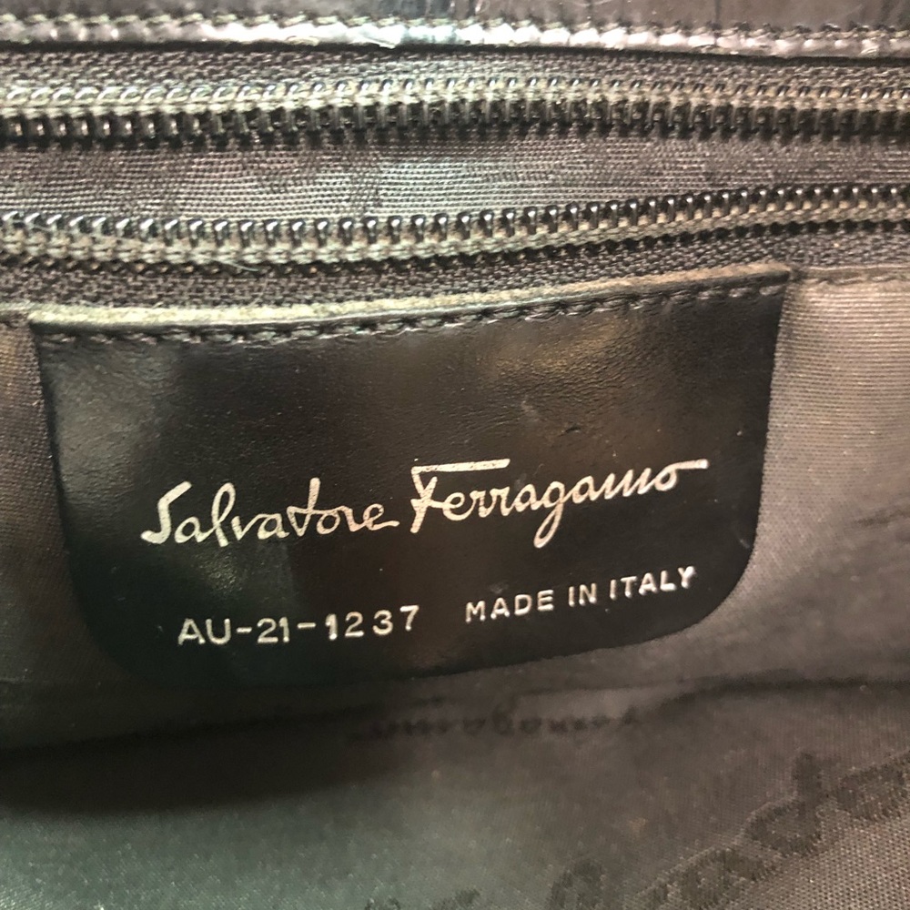 Salvatore Ferragamo Black Leather Purse - Picture 3 of 8
